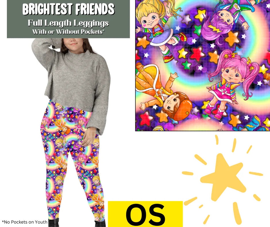 Brightest Friends Full Length Leggings w/ Pockets
