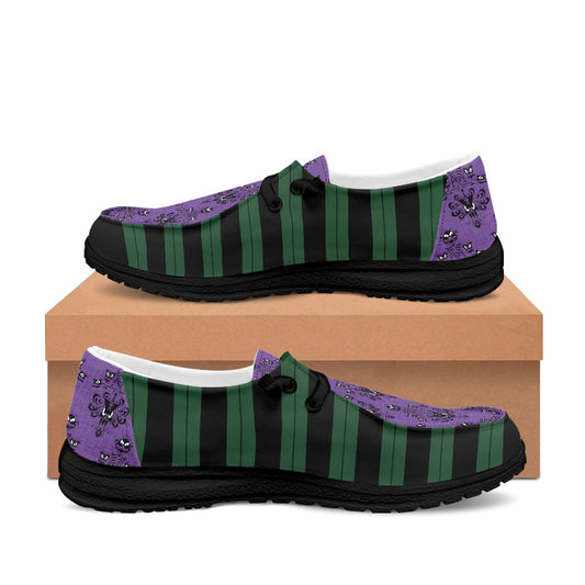 HM Wallpaper Stripe Lace Up Loafers