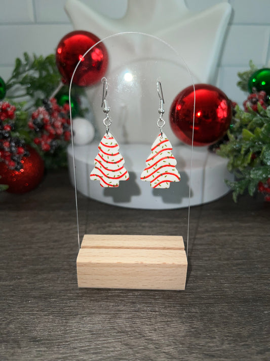 Looking Like a (Tree) Cake- Merry Collection- Hook Earring