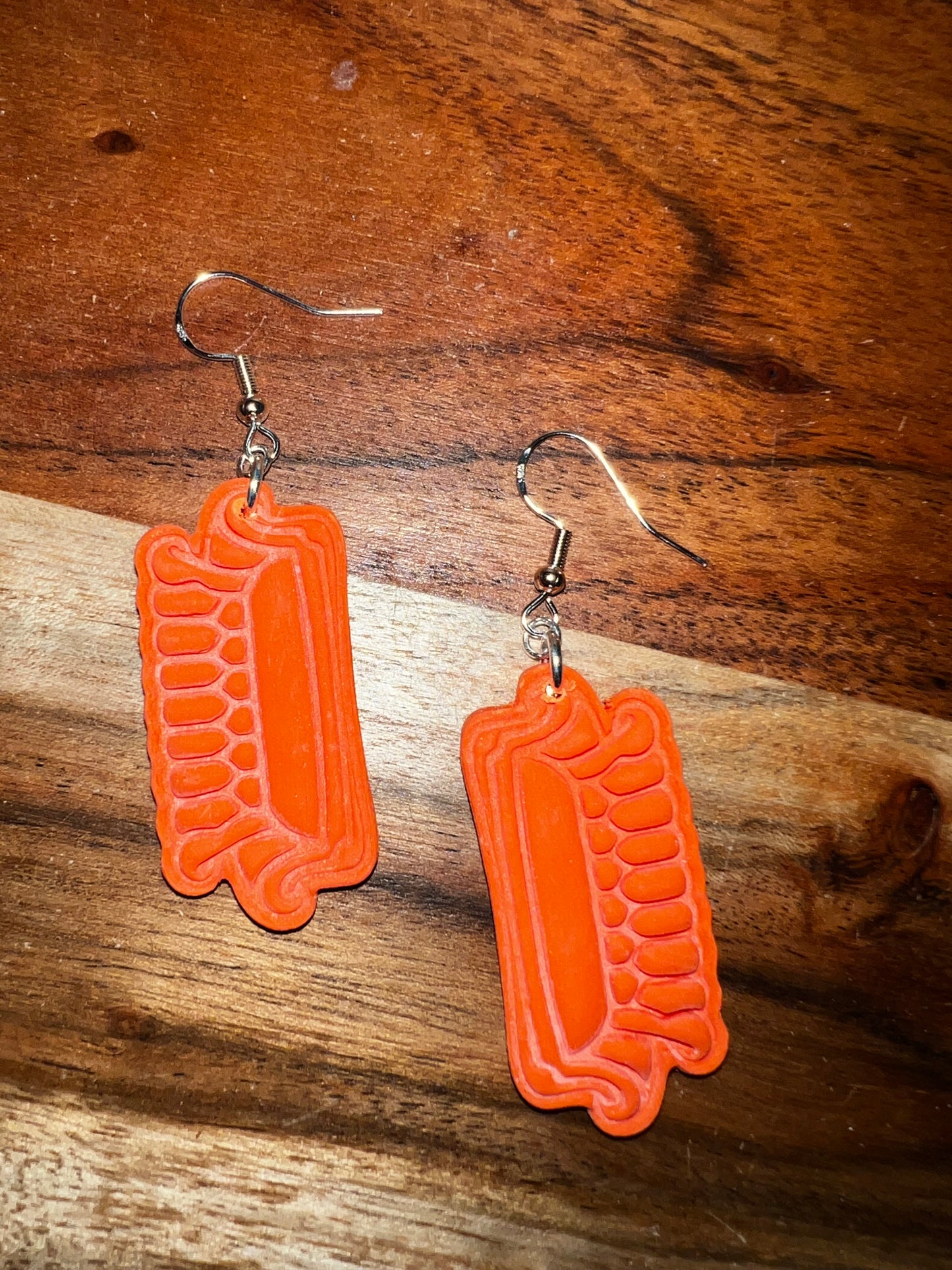 Orange Couch- Friend- Hook Earring