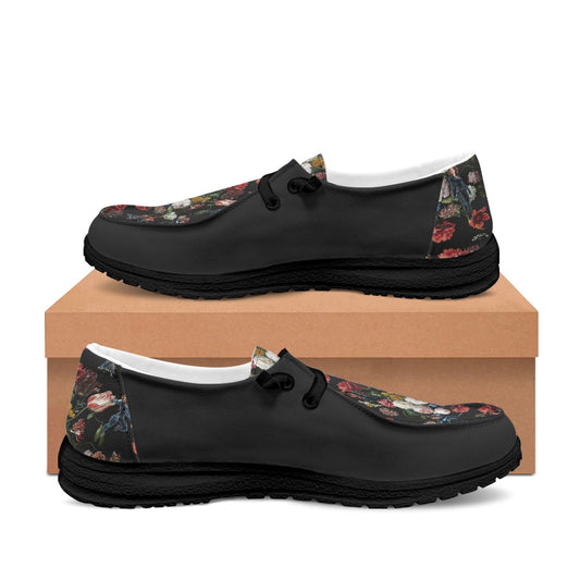 Black Widow Lace Up Loafers