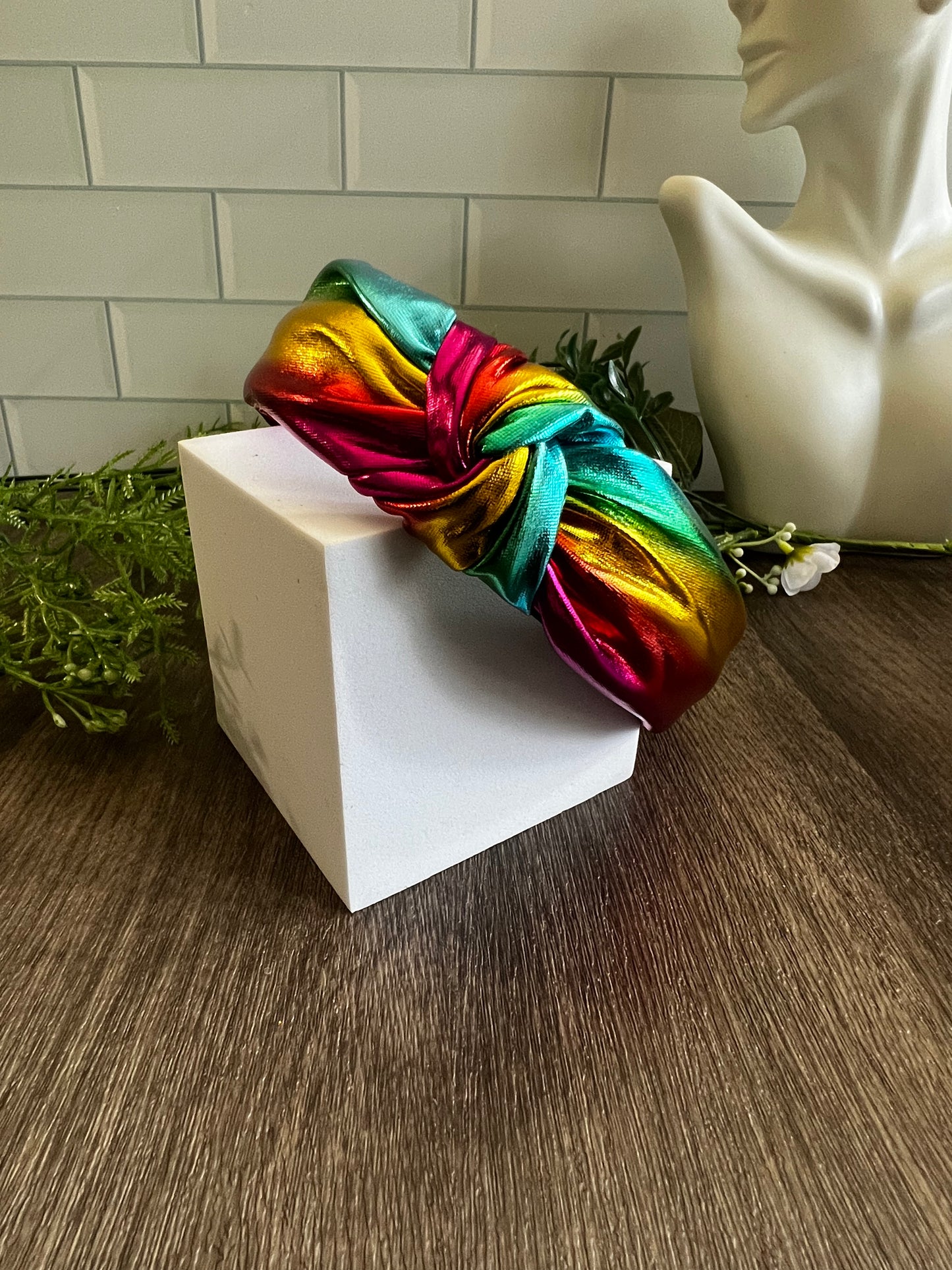 Metallic Headband- Valentine