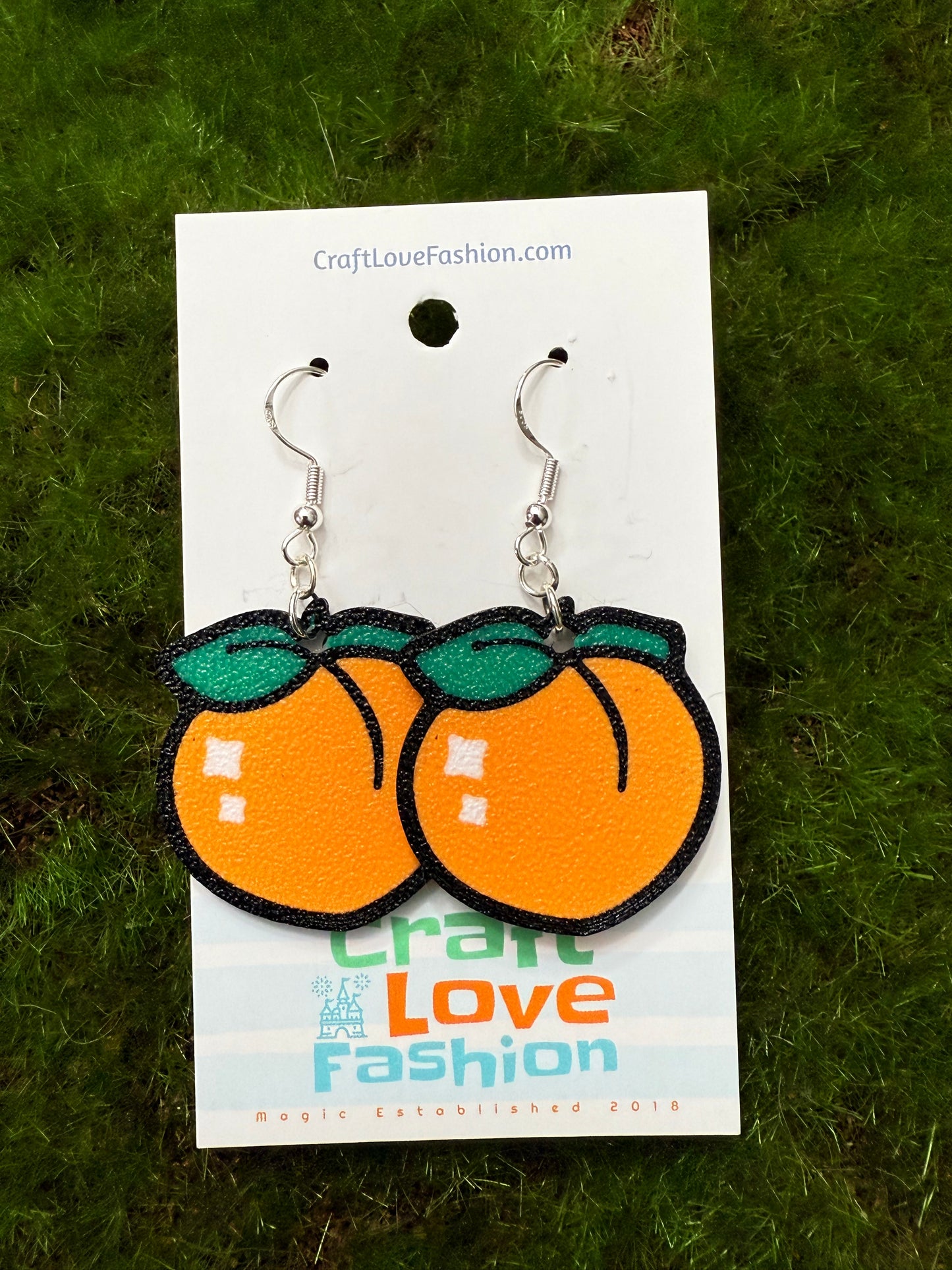 Peaches - 3D Printed Earrings