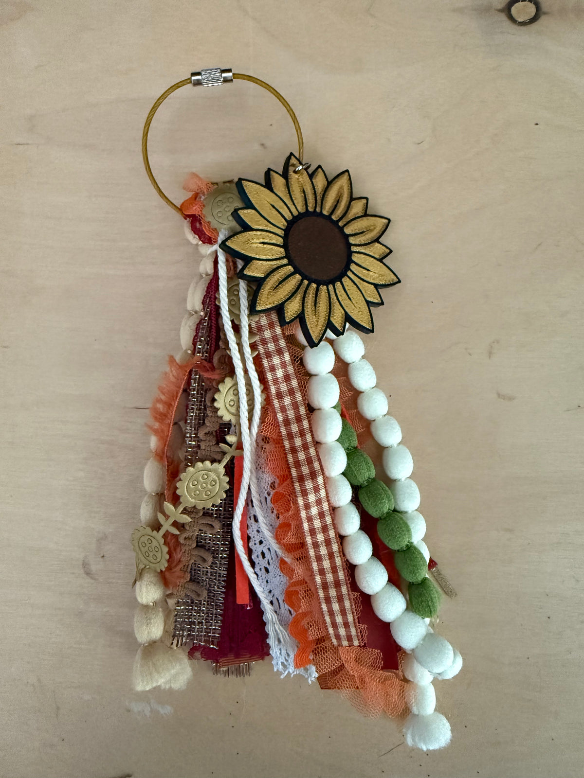 Sunflower Fall Bag Charm