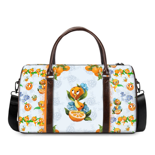 Classic Orange Bird Travel Handbag