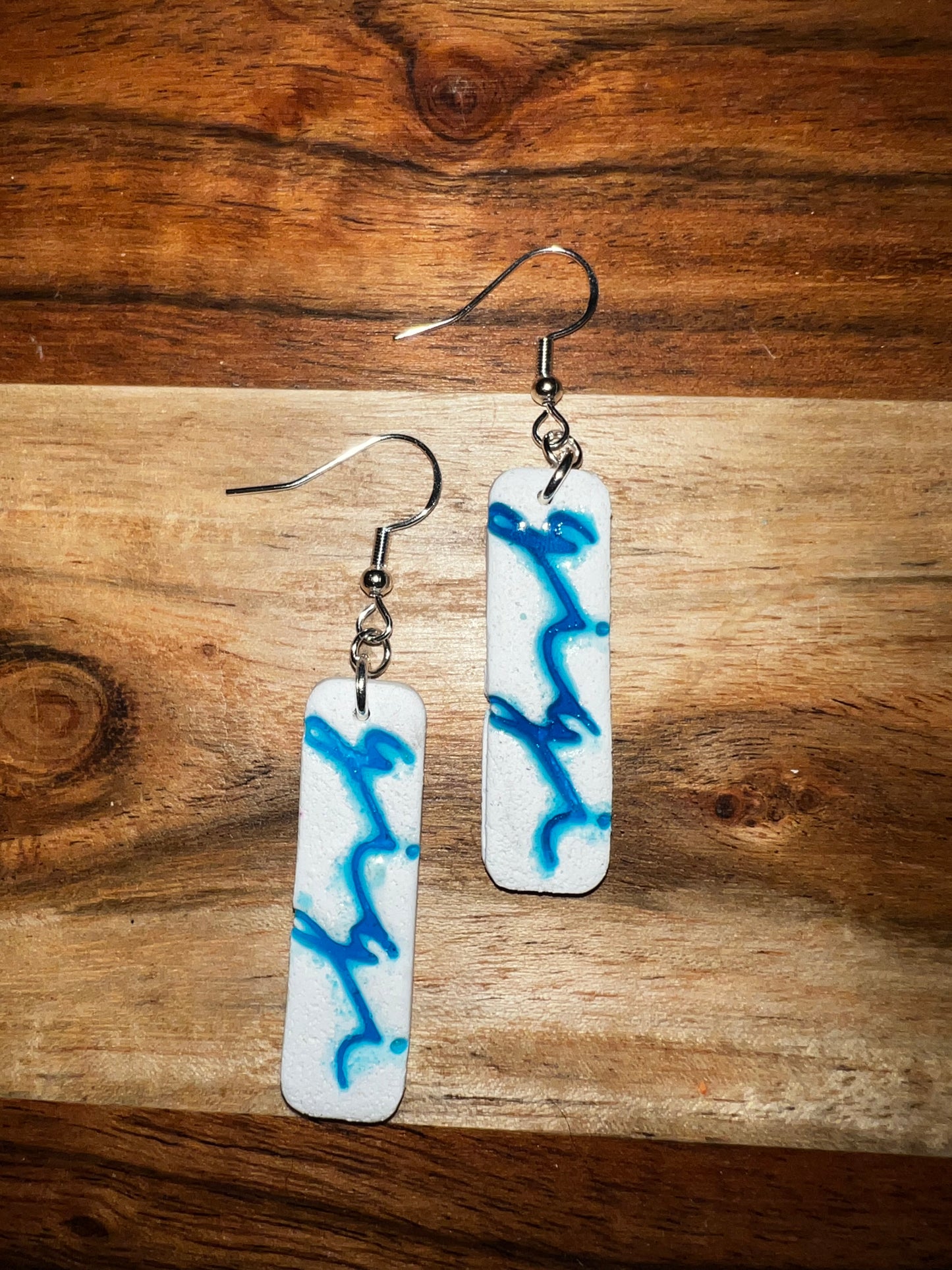 Gigi- Blue- Hook Earring