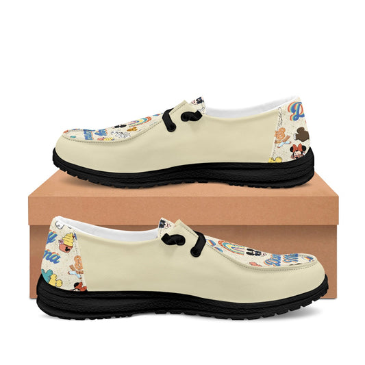 Mouse Mama Lace Up Loafers
