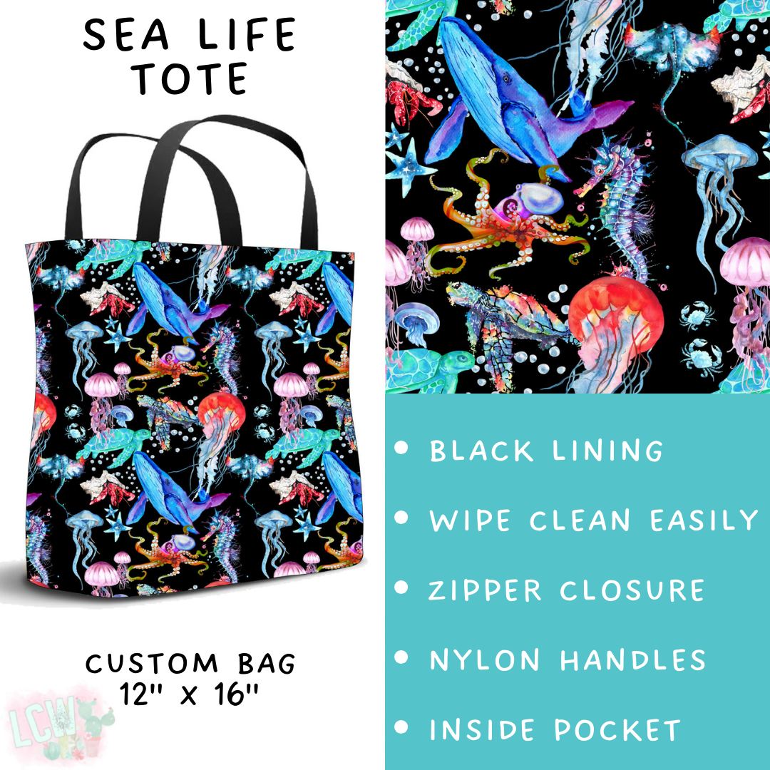 Batch #530 - Sea Life - Closes 5/15 - ETA mid July - Sea Life Tote