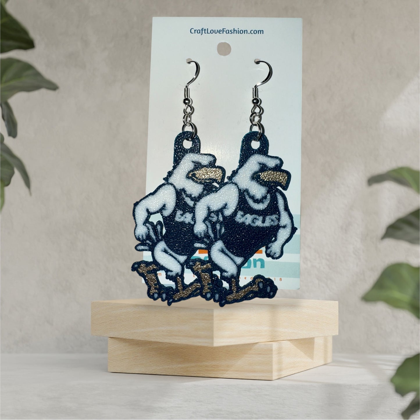 GS Eagle Strut - 3D Printed Earrings
