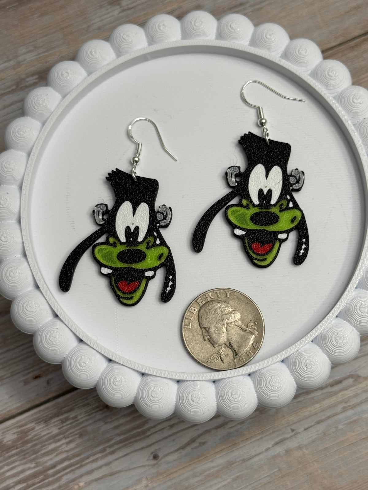 Franken Goof- 3D Printed Earrings - Halloween