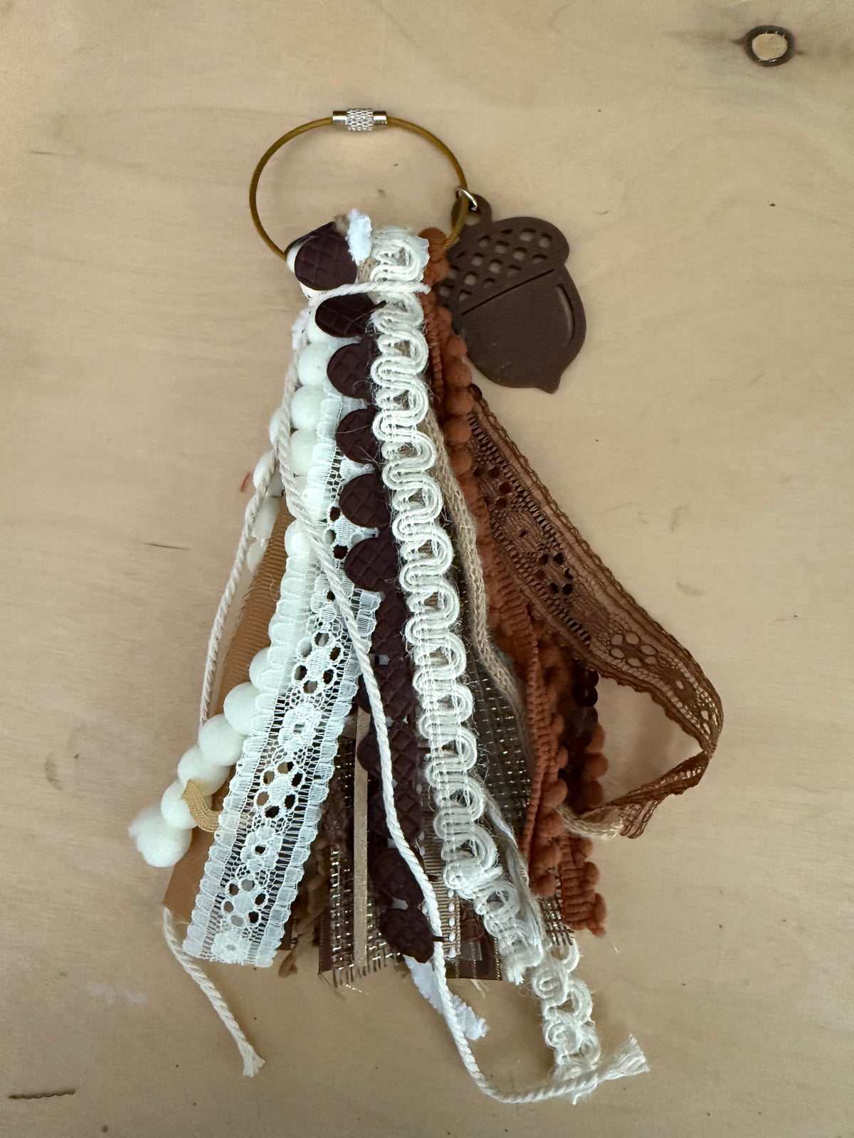 Acorn Fall Bag Charm