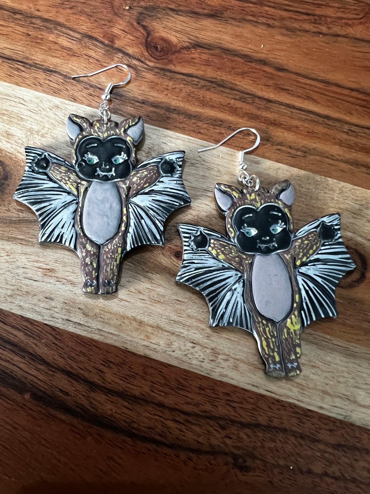 Cutie Bat- Hook Earring