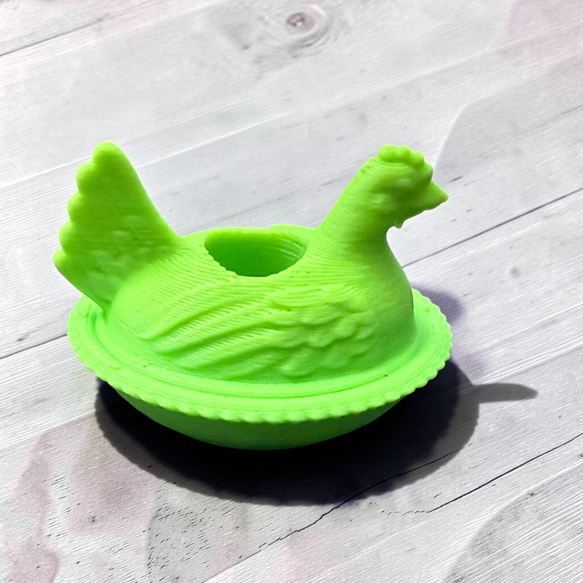 Nesting Chicken- Straw Topper- 3D Printed