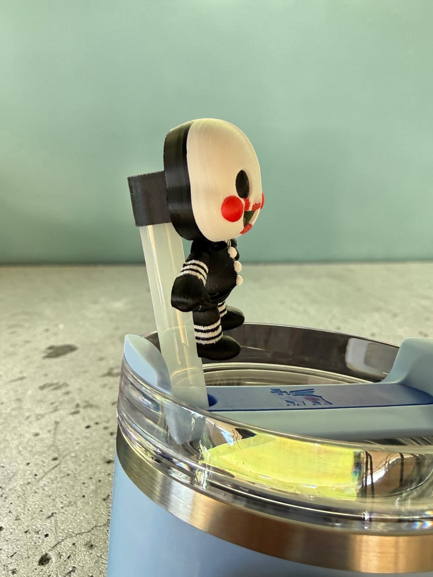 Creepy Puppet- Straw Buddy- 3D Printed