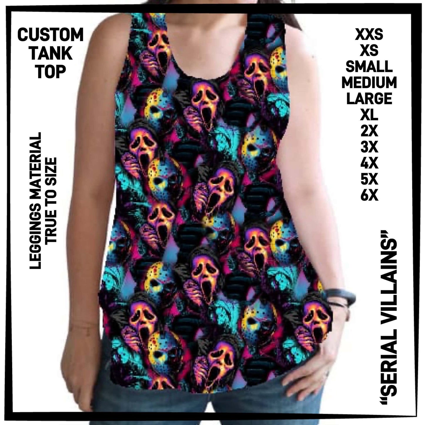 CTT1 - Serial Villains Tank Top - Preorder Closing 6/23 ETA: Late Aug