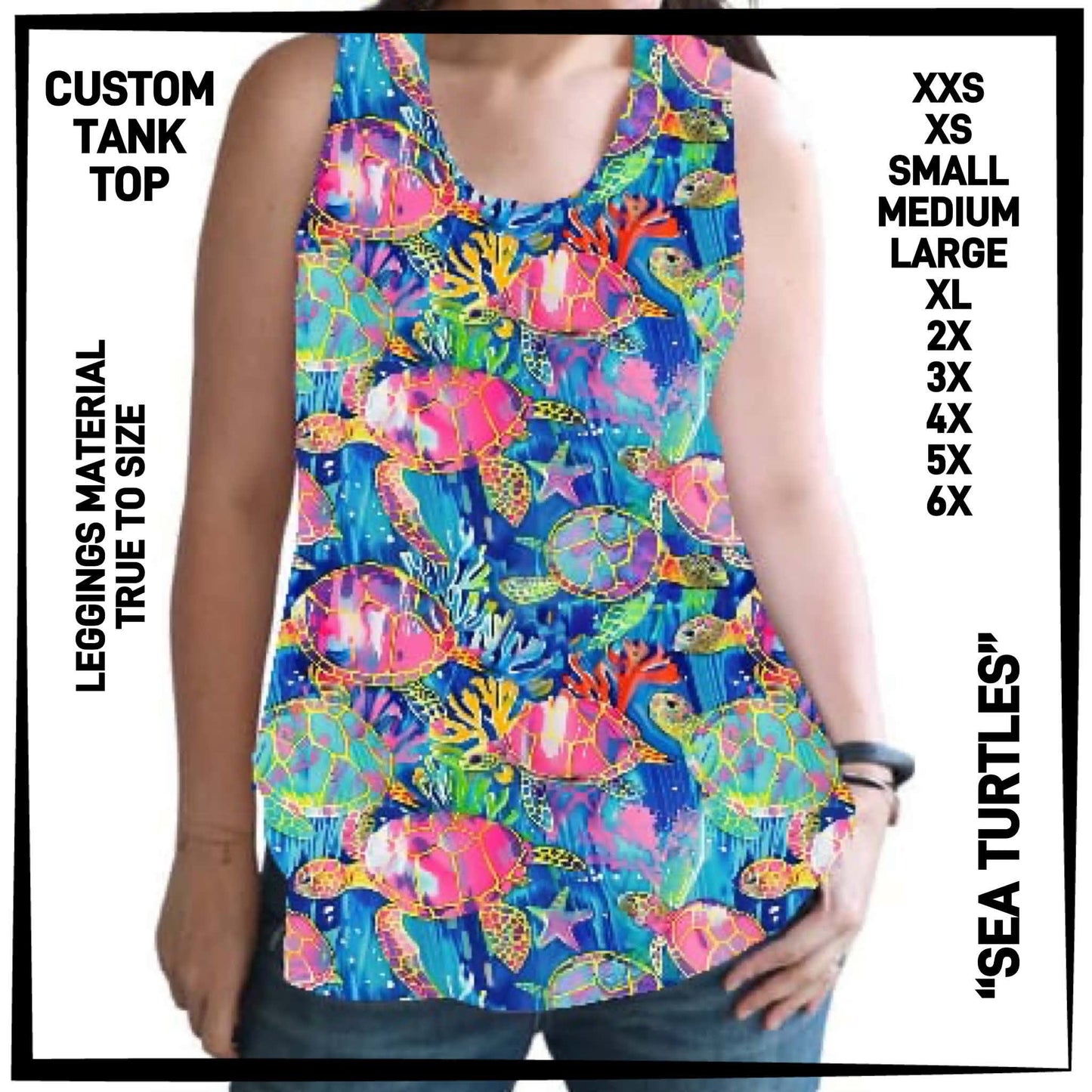 CTT1 - Sea Turtles Tank Top - Preorder Closing 6/23 ETA: Late Aug