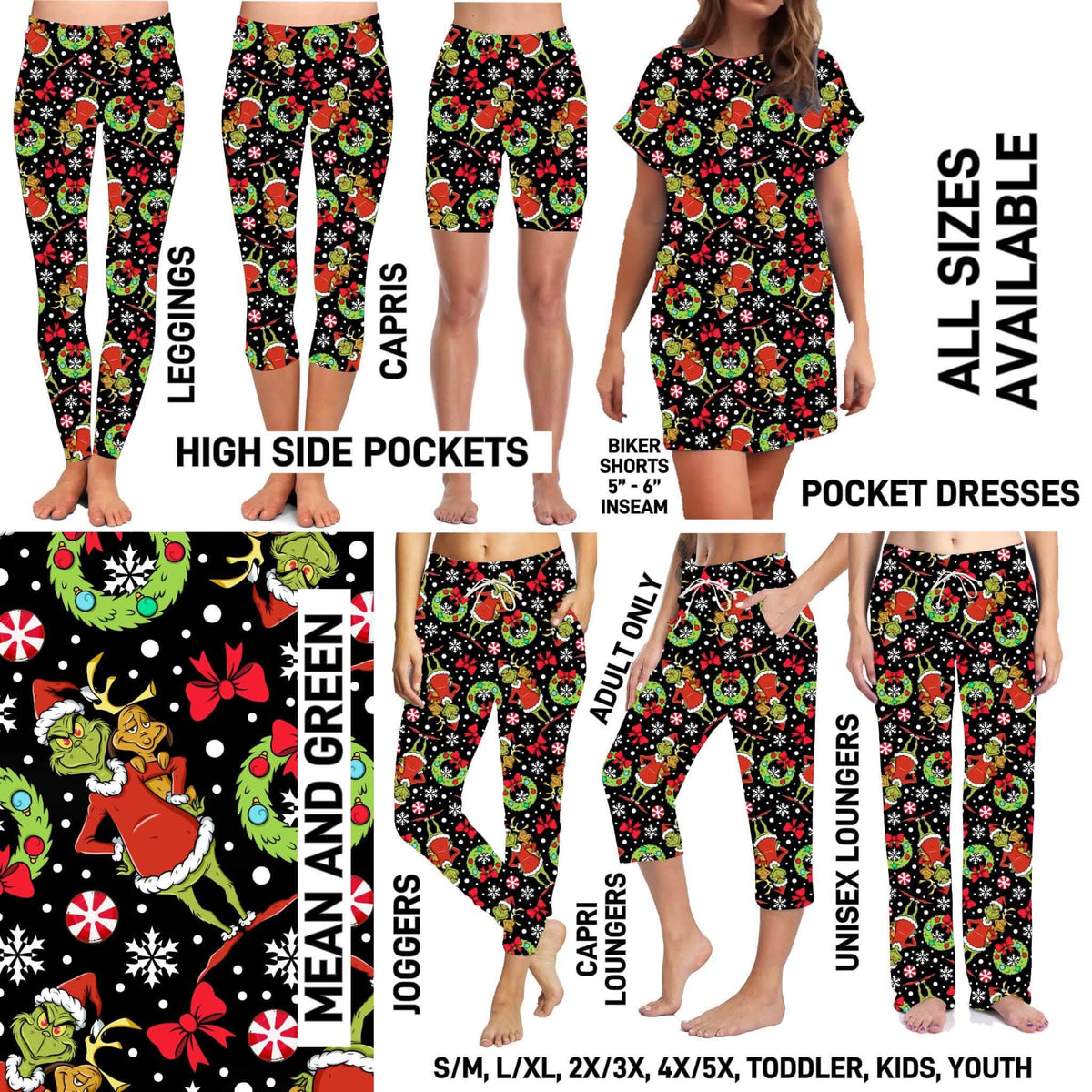 RTS - Mean and Green Leggings