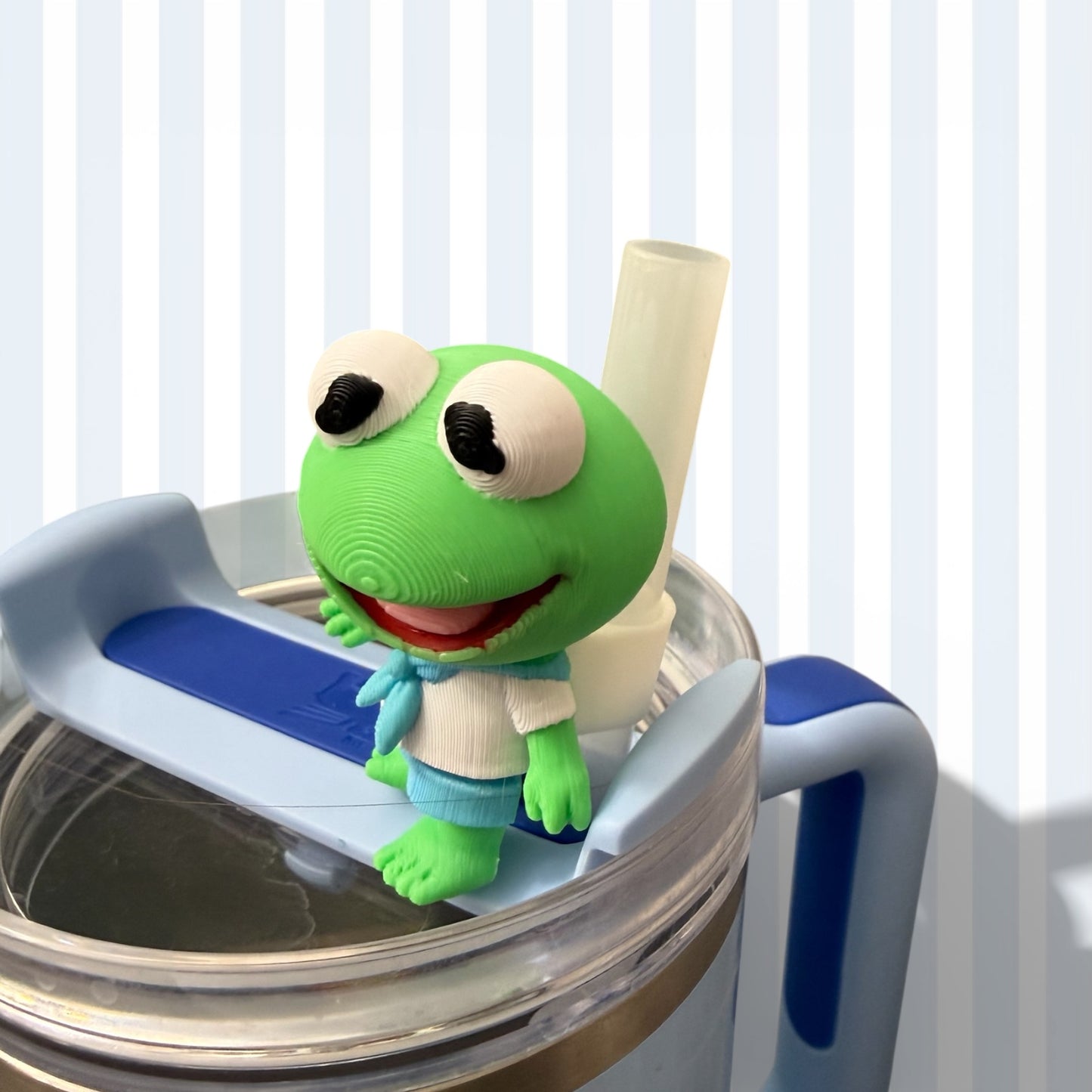 Frog Puppet- Straw Buddy- 3D Printed