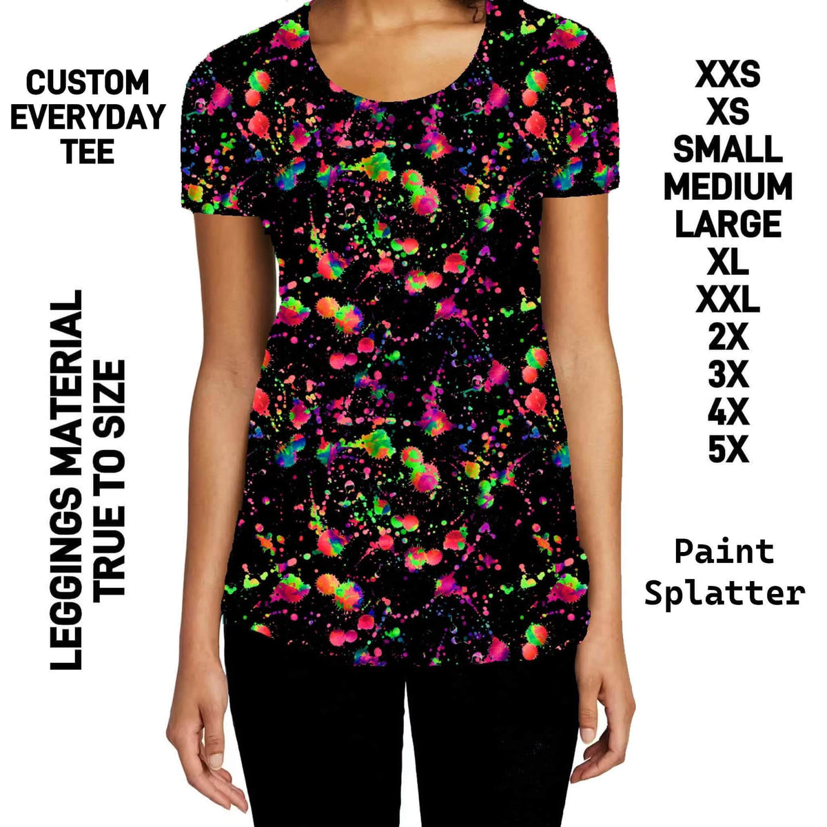 300BT - Paint Splatter Everyday Tee - Preorder Due 10/4 ETA: Early Dec