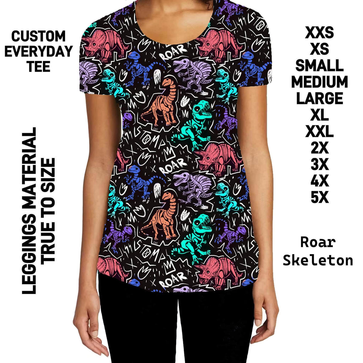 300BT - Roar Skeleton Everyday Tee - Preorder Due 10/4 ETA: Early Dec