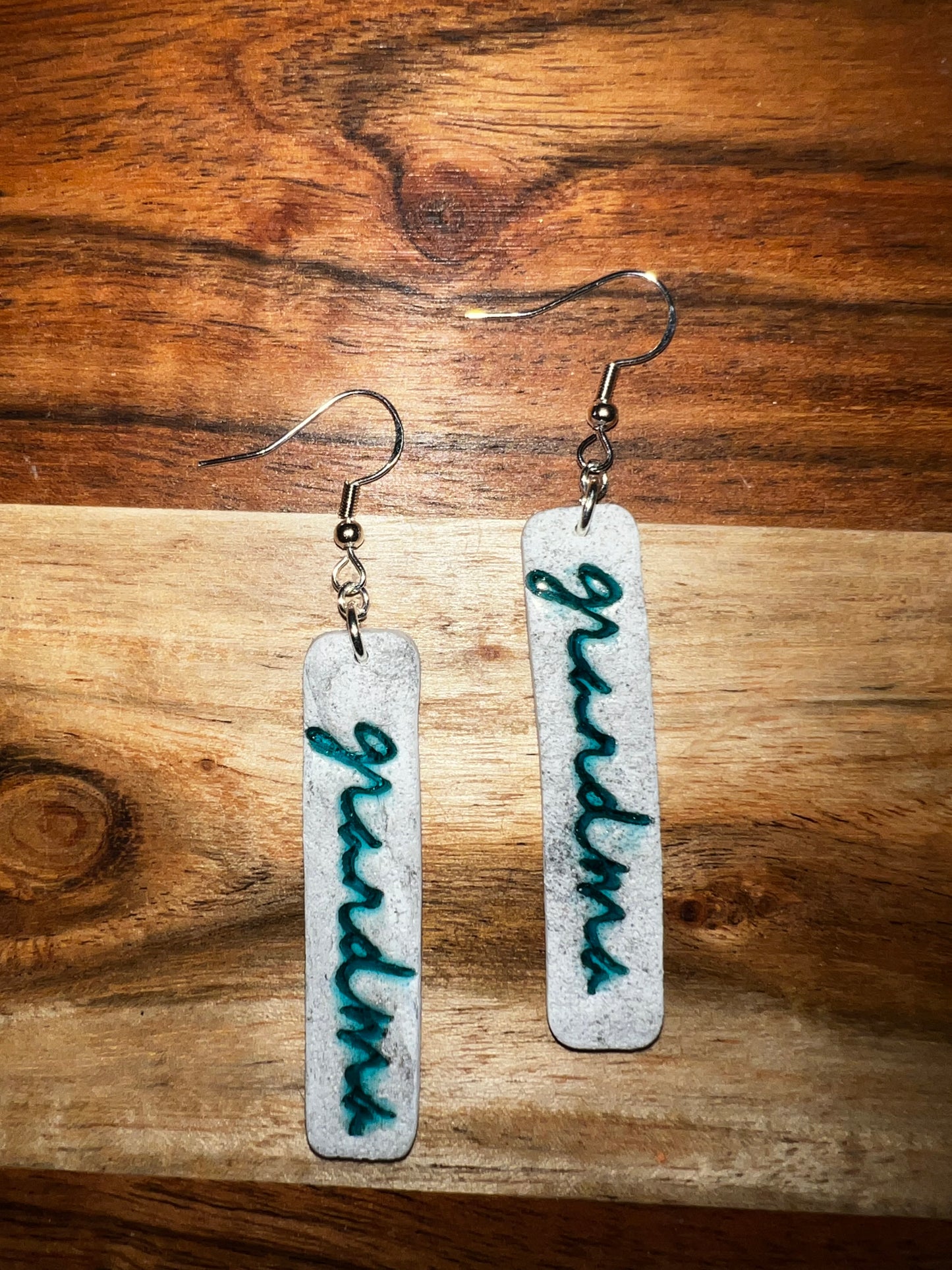 Grandma- Blue- Hook Earring