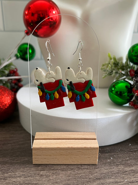 Christmas Pup - Merry Collection- Hook Earring