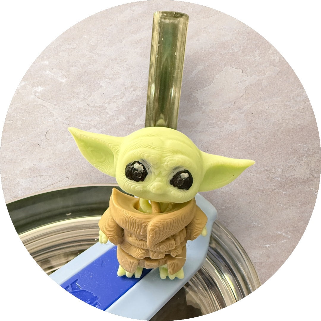 Baby Y- Straw Buddy- 3D Printed