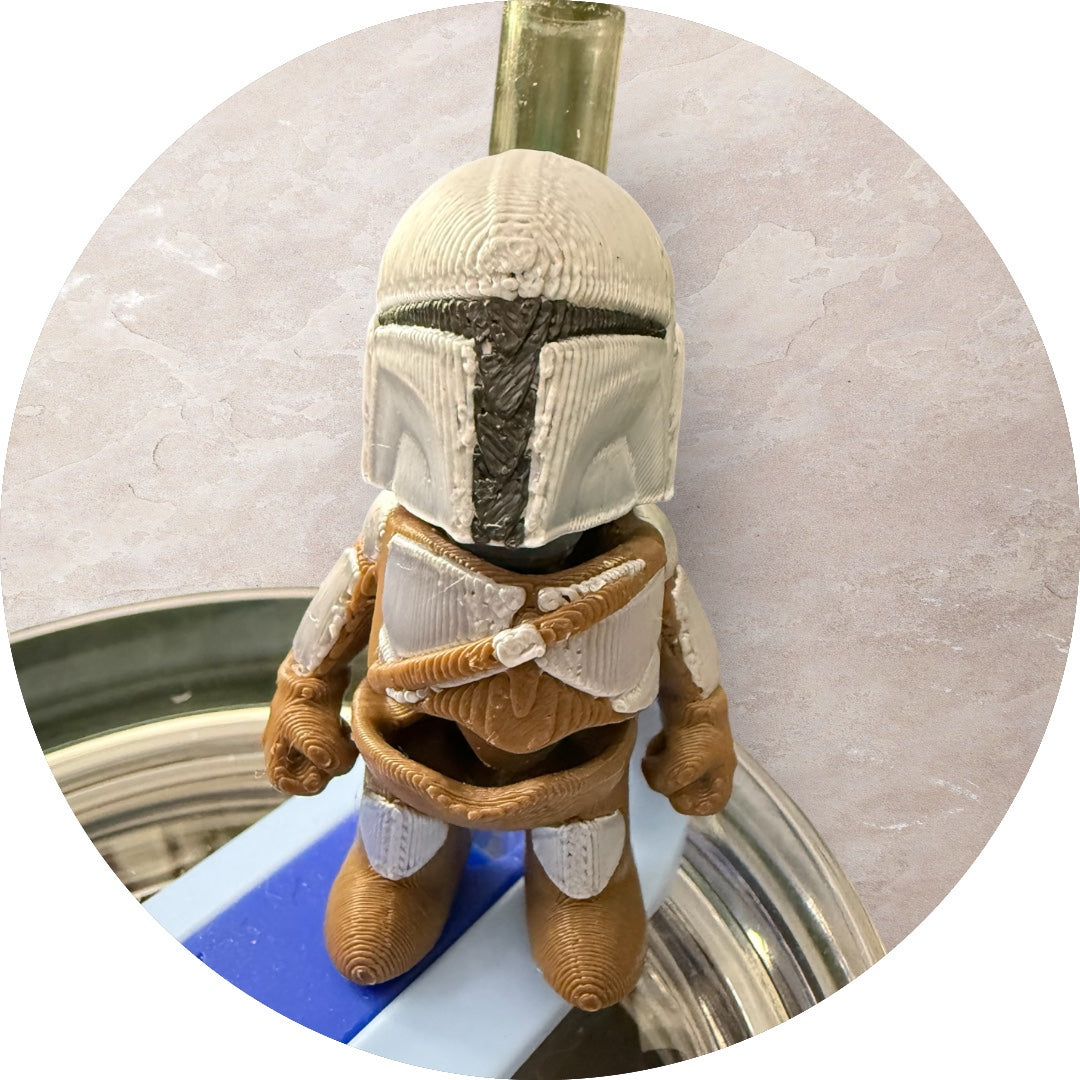 This is the Way- Straw Buddy- 3D Printed