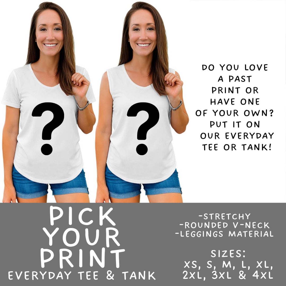 Batch #581 - PYP Football - Closes 9/4 - ETA Early Nov - Pick Your Print Everyday Tank & Tee