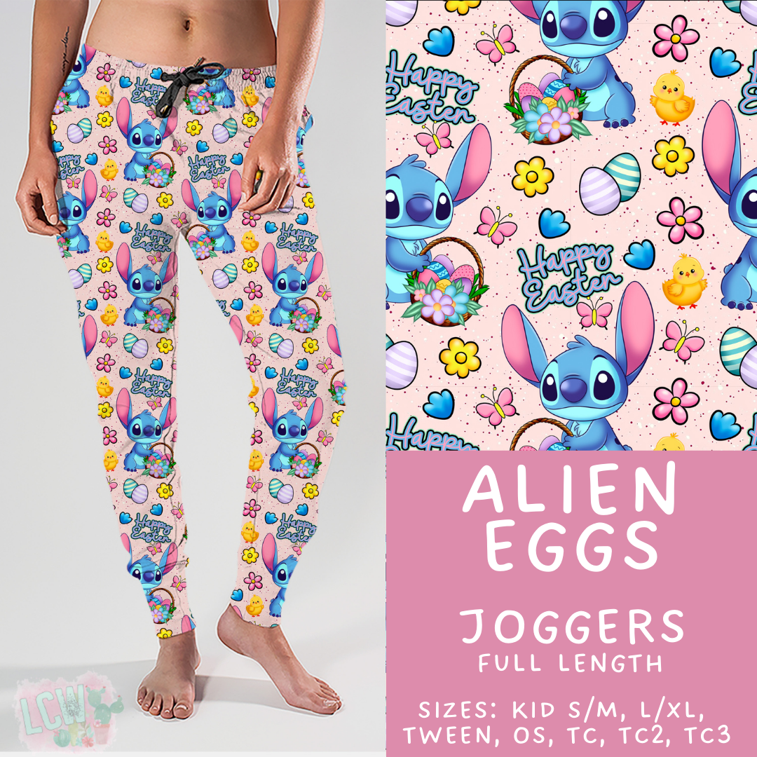 Batch #477 - Magical Character Easter - Closes 1/12 ETA - Early March - Alien Eggs Joggers