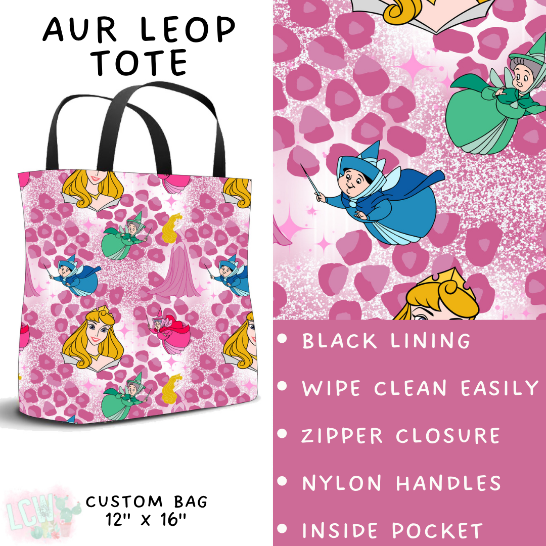 Batch #467 - Princess Leopard - Closes 12/24 - ETA late Feb - Aur Leop Tote