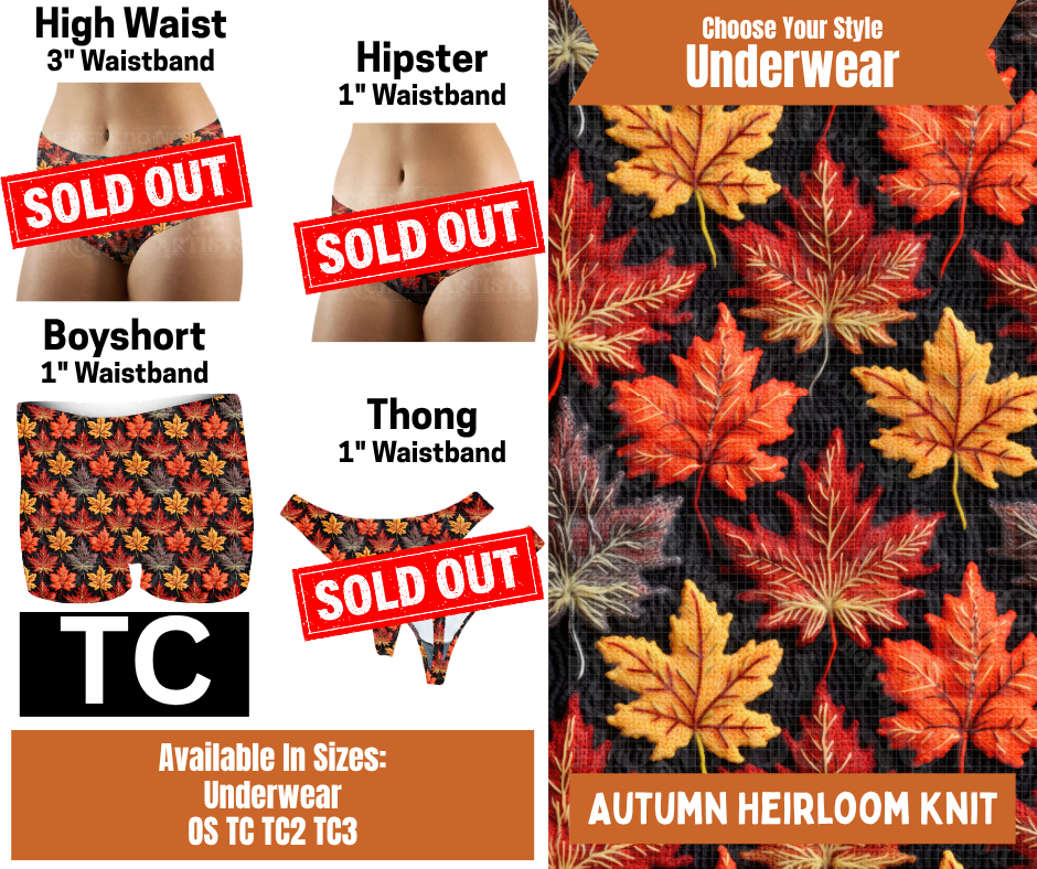 Autumn Heirloom Knit Boyshort Underwear