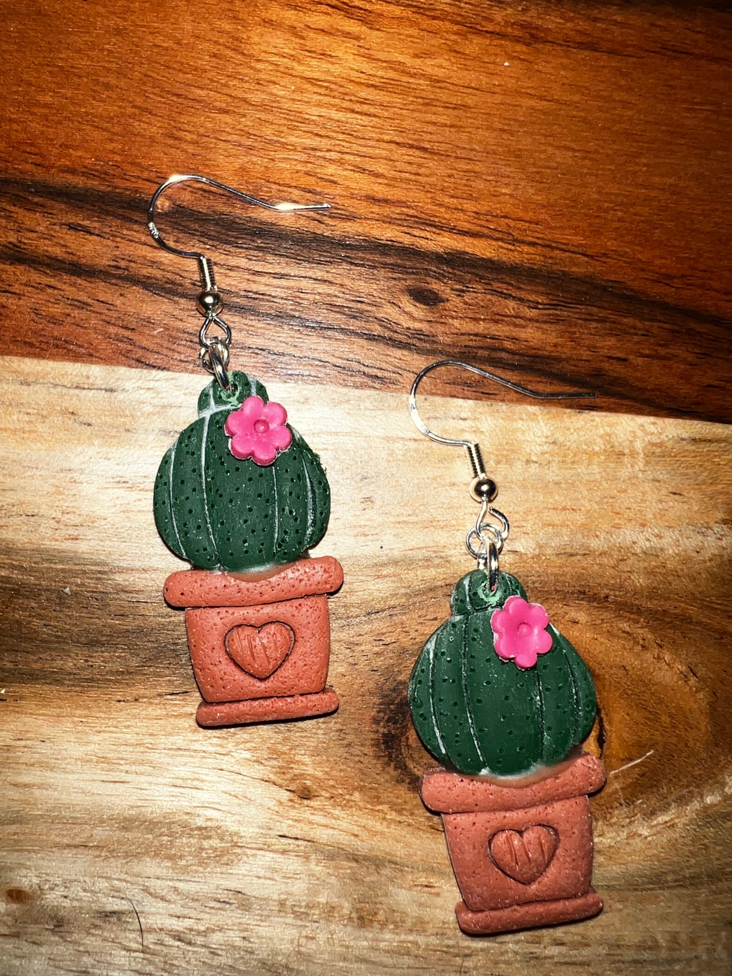 Cactus-D- Hook Earring