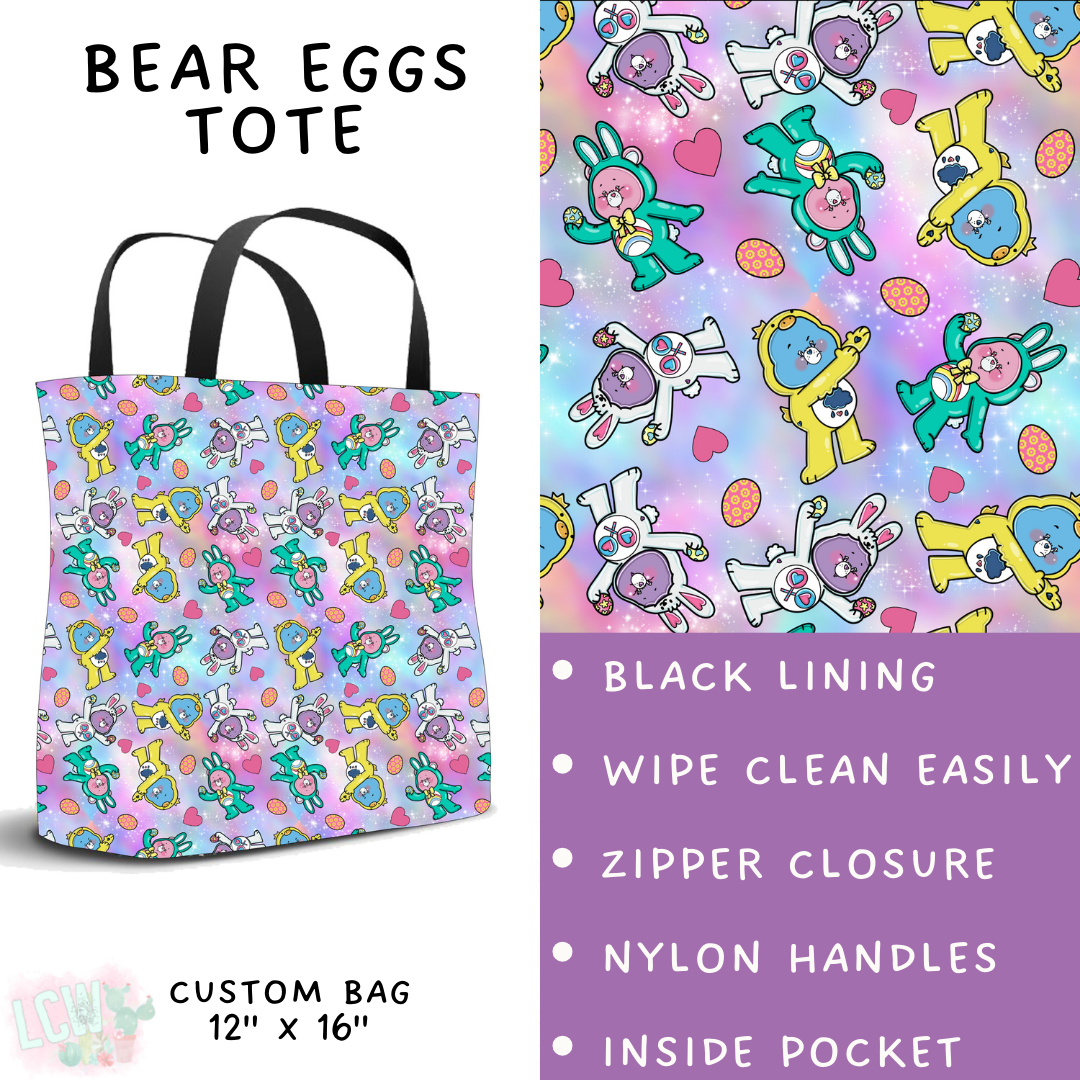 Batch #477 - Magical Character Easter - Closes 1/12 ETA - Early March - Bear Eggs Tote