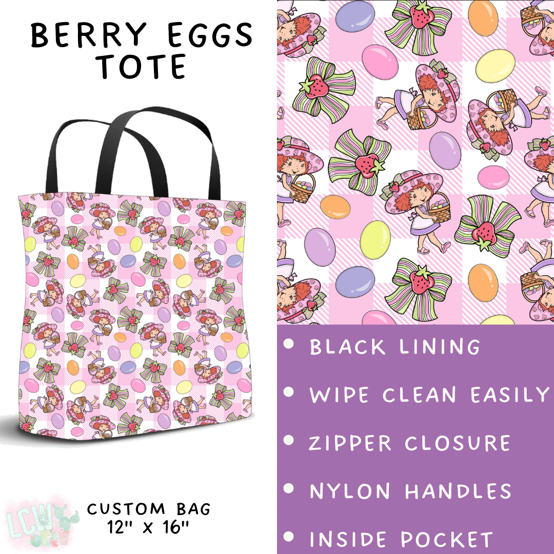 Batch #477 - Magical Character Easter - Closes 1/12 ETA - Early March - Berry Eggs Tote