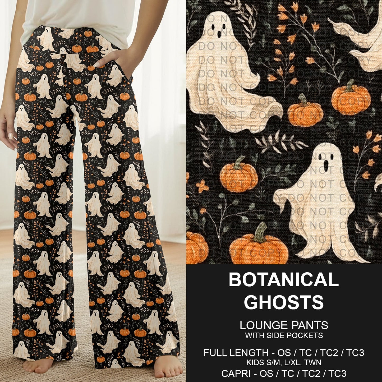 B305 - Preorder Botanical Ghosts Lounge Pants (Closes 8/02. ETA: early Oct.)
