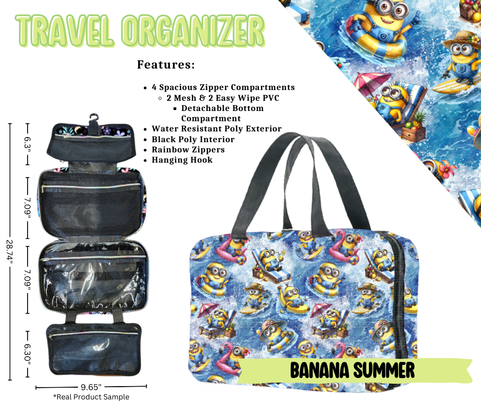 Banana Summer Travel Organizer