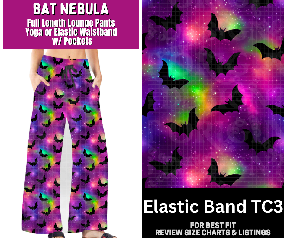 Bat Nebula Full Length Lounge Pants