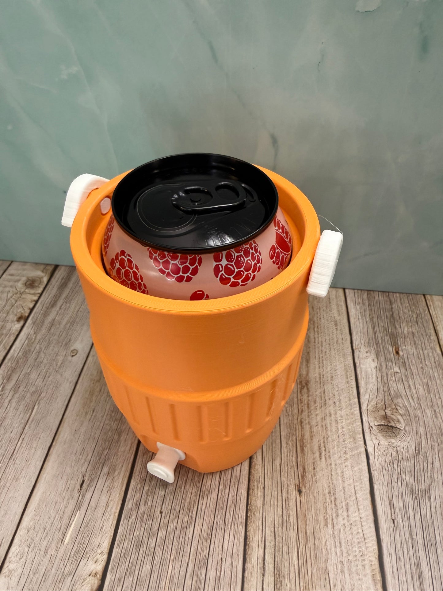 Orange Cooler 12 oz Can Holder- 3D print