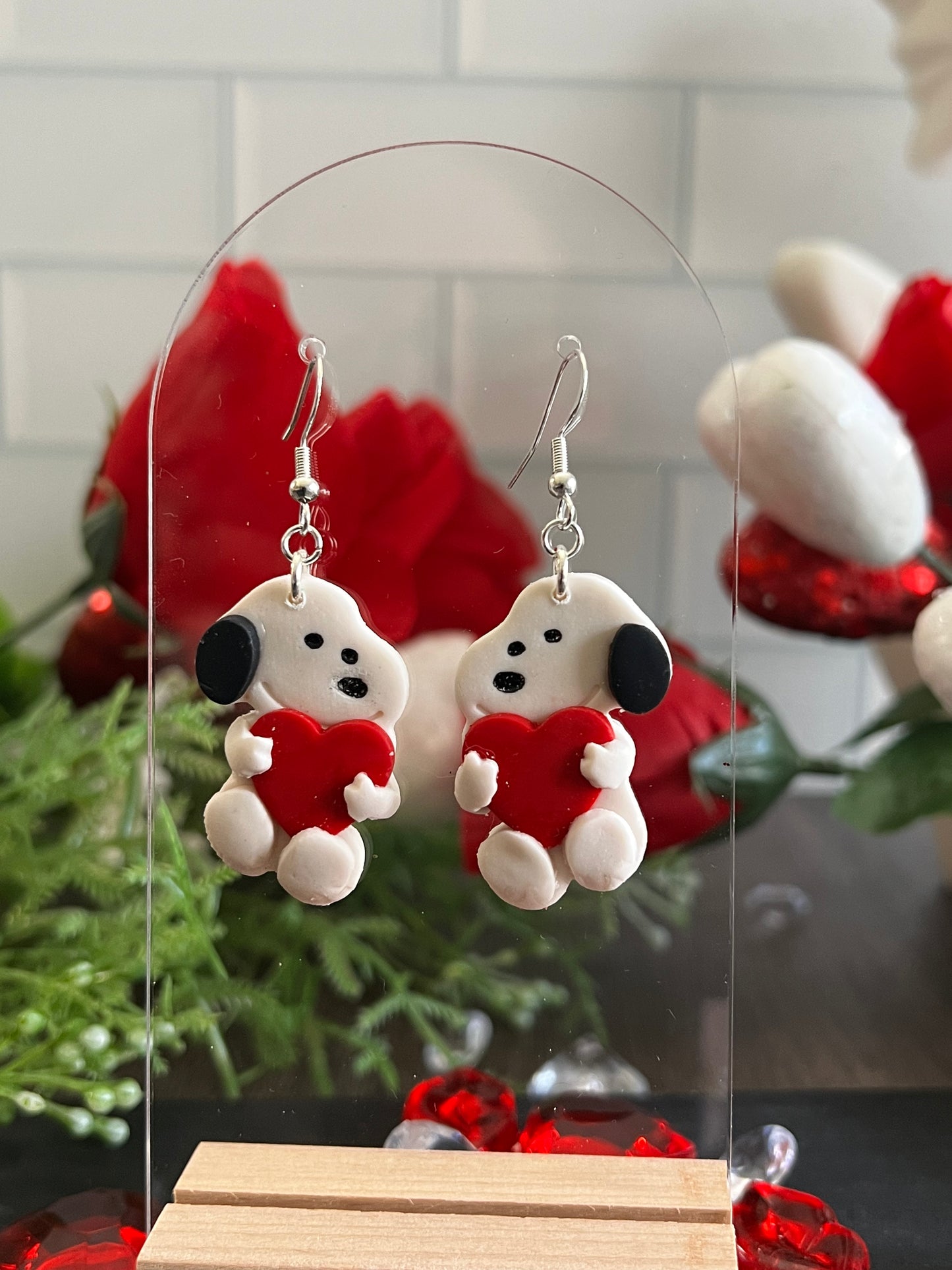 Puppy Love- Valentine’s- Hook Earring