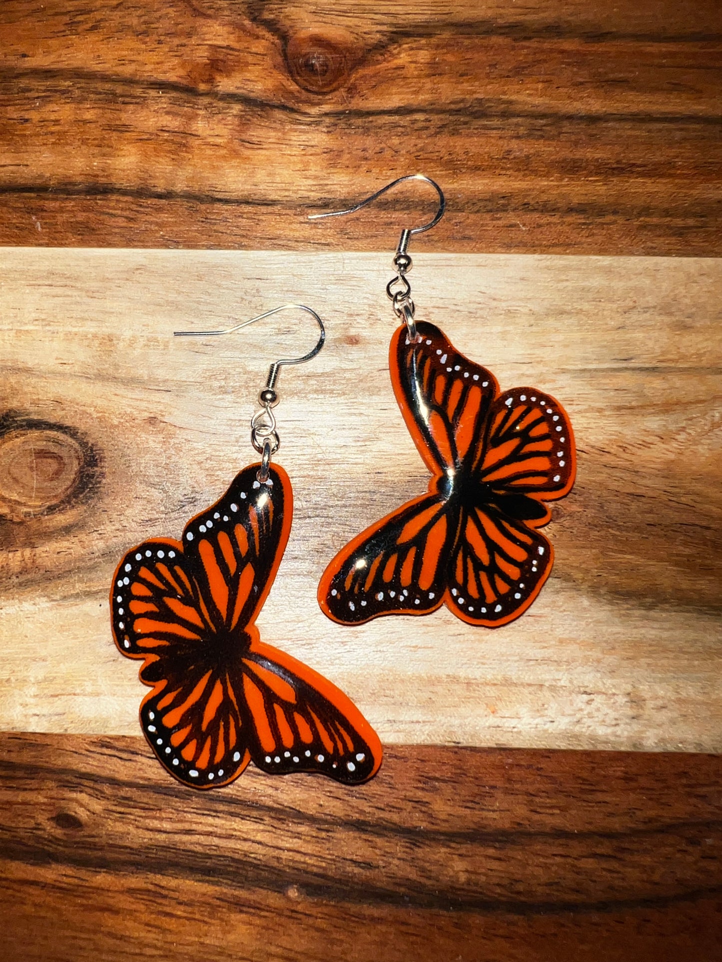 Monarch Butterflies- Hook Earring