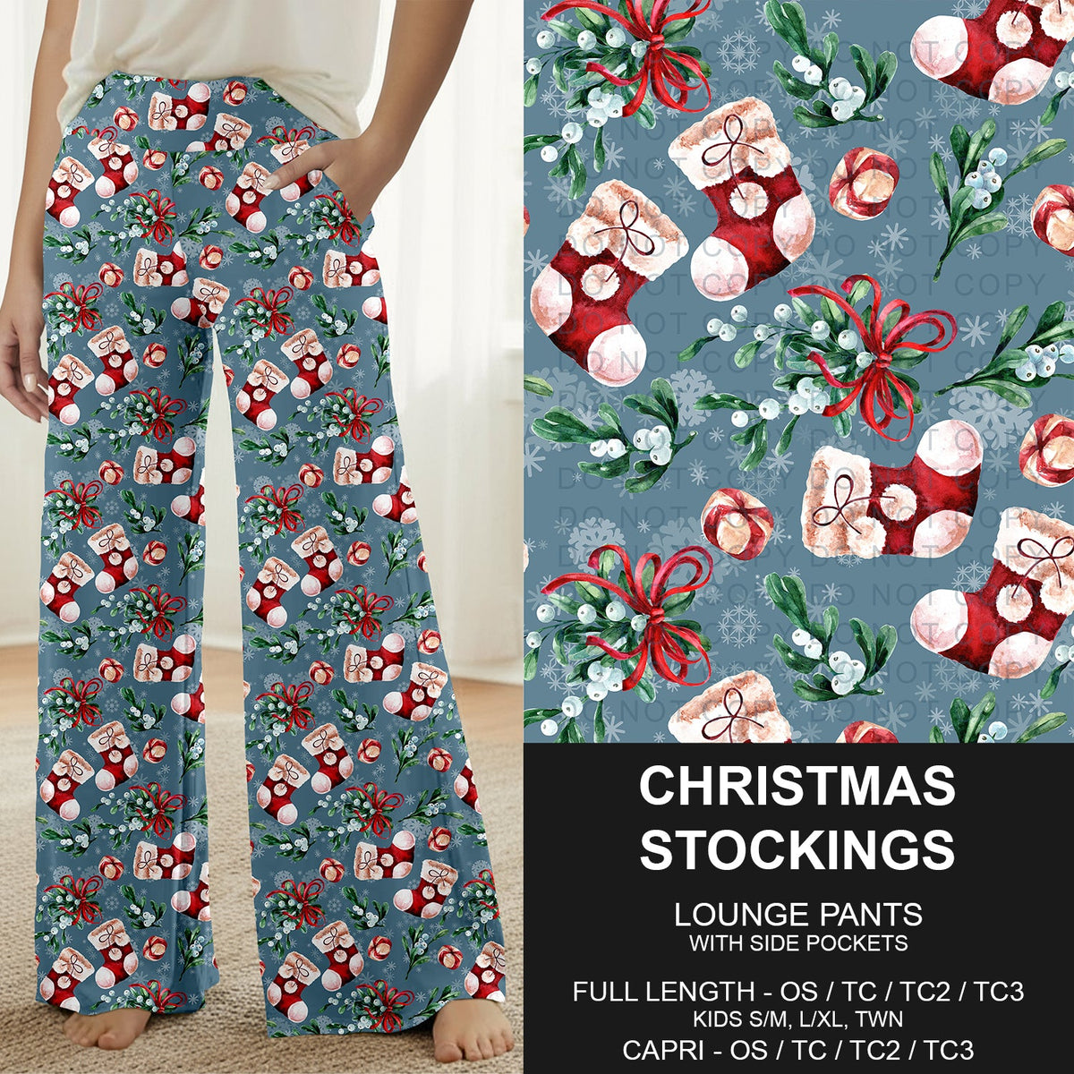 B315 - Preorder Christmas Stockings Lounge Pants (Closes 10/04. ETA: early Dec.)