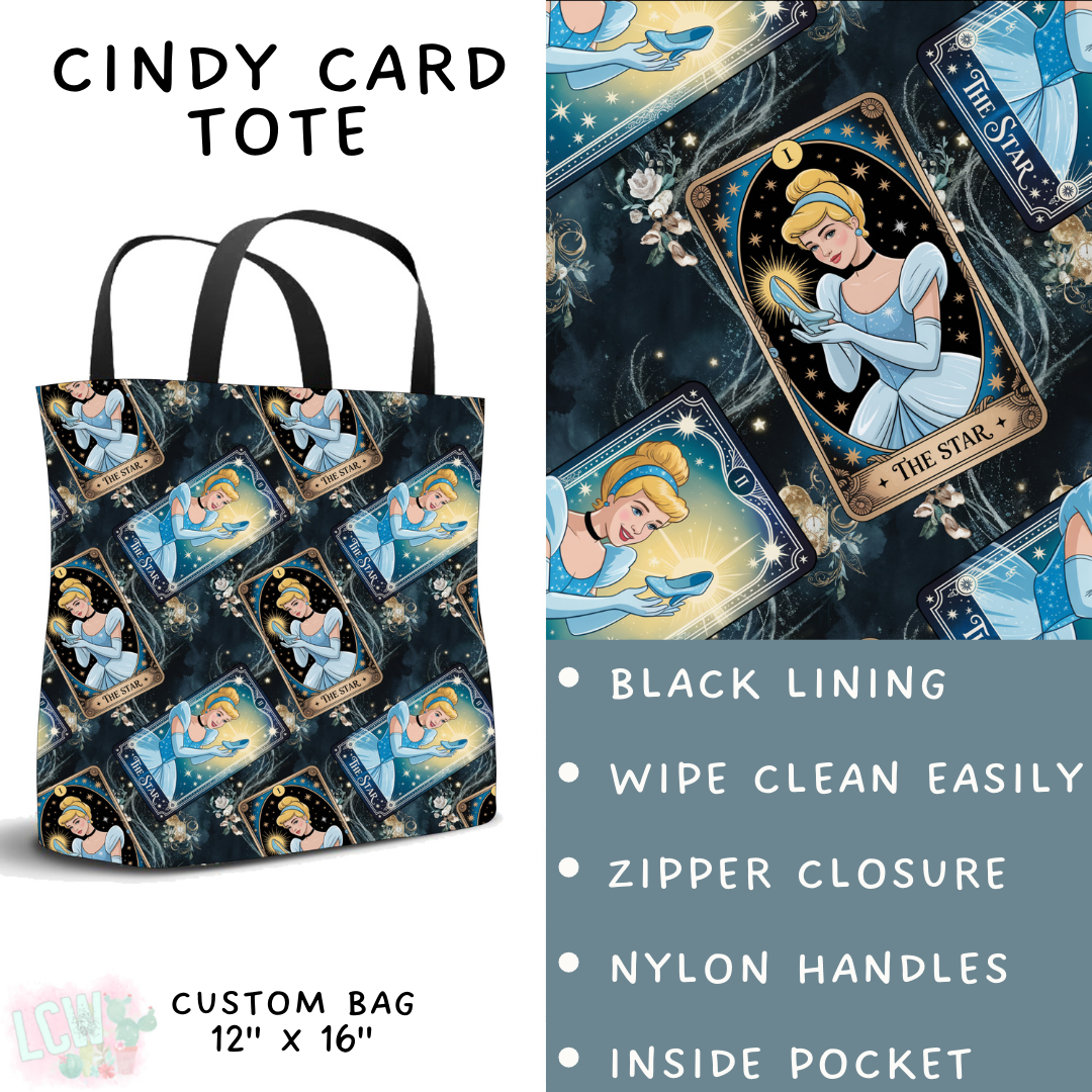 Batch #474 - Princess Tarot - Closes 1/12 - ETA early/mid March - Cindy Card Tote