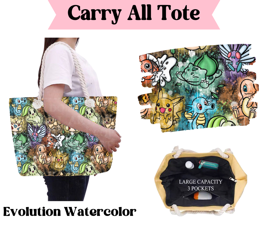 Evolution Watercolor Carry All Tote
