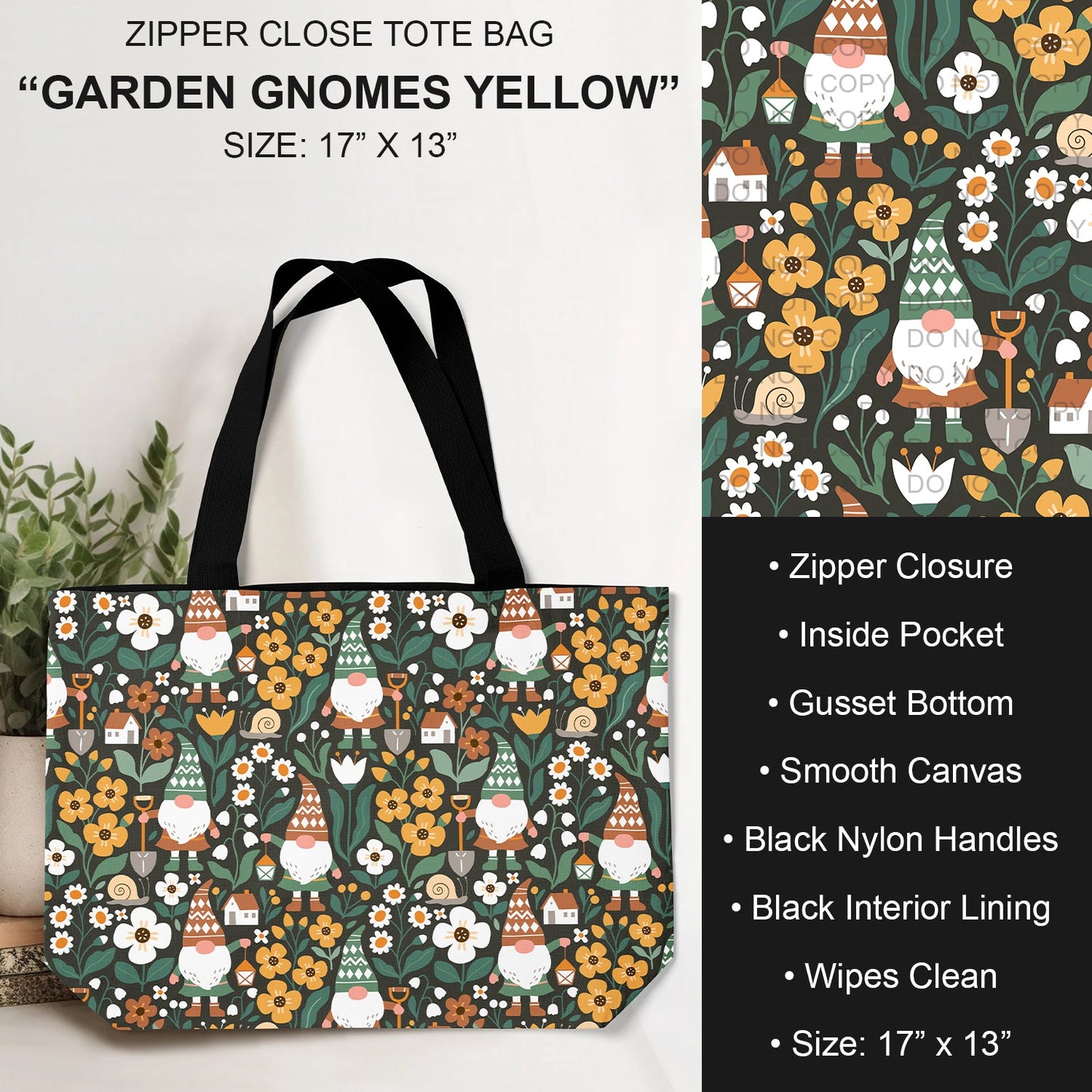 B232 - Preorder Garden Gnomes Tote Bag (Closes 6/04. ETA: late July)