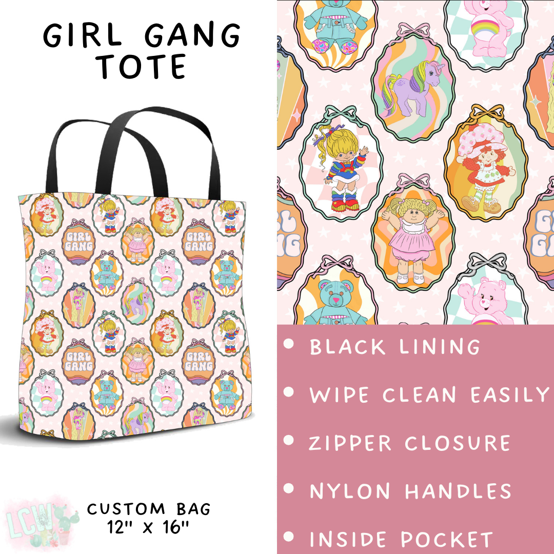 Batch #479 - Cool Characters 11 - Closes 1/21 - ETA mid/late March - Girl Gang Tote