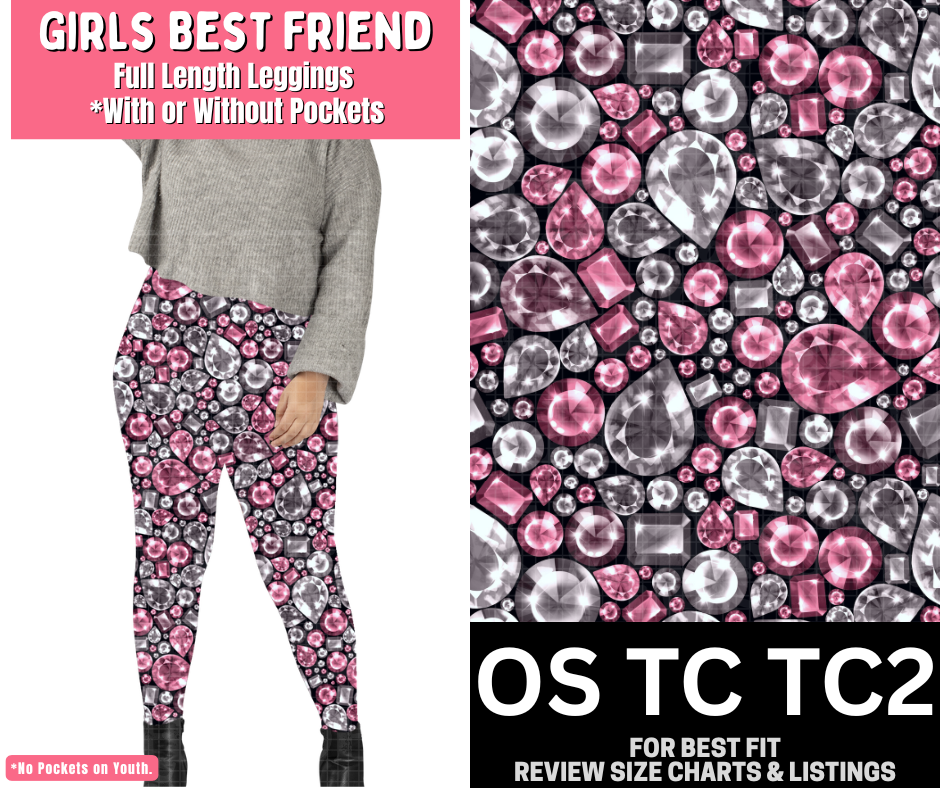 Girls Best Friend Full Length Leggings w/ Pockets