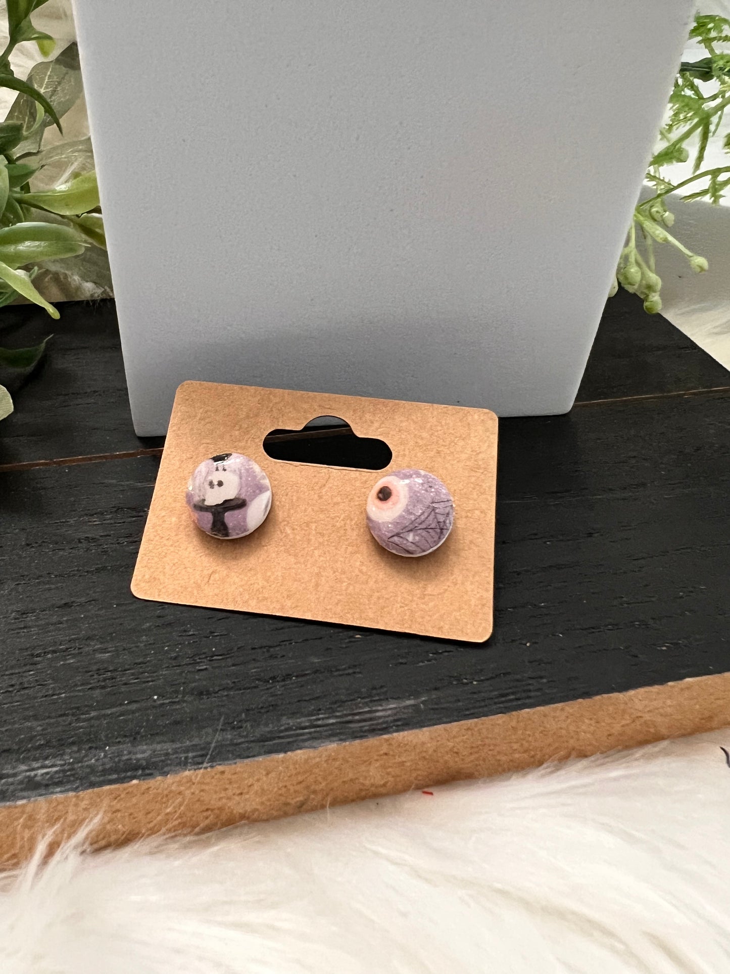 Spooky Micro Stud Earrings