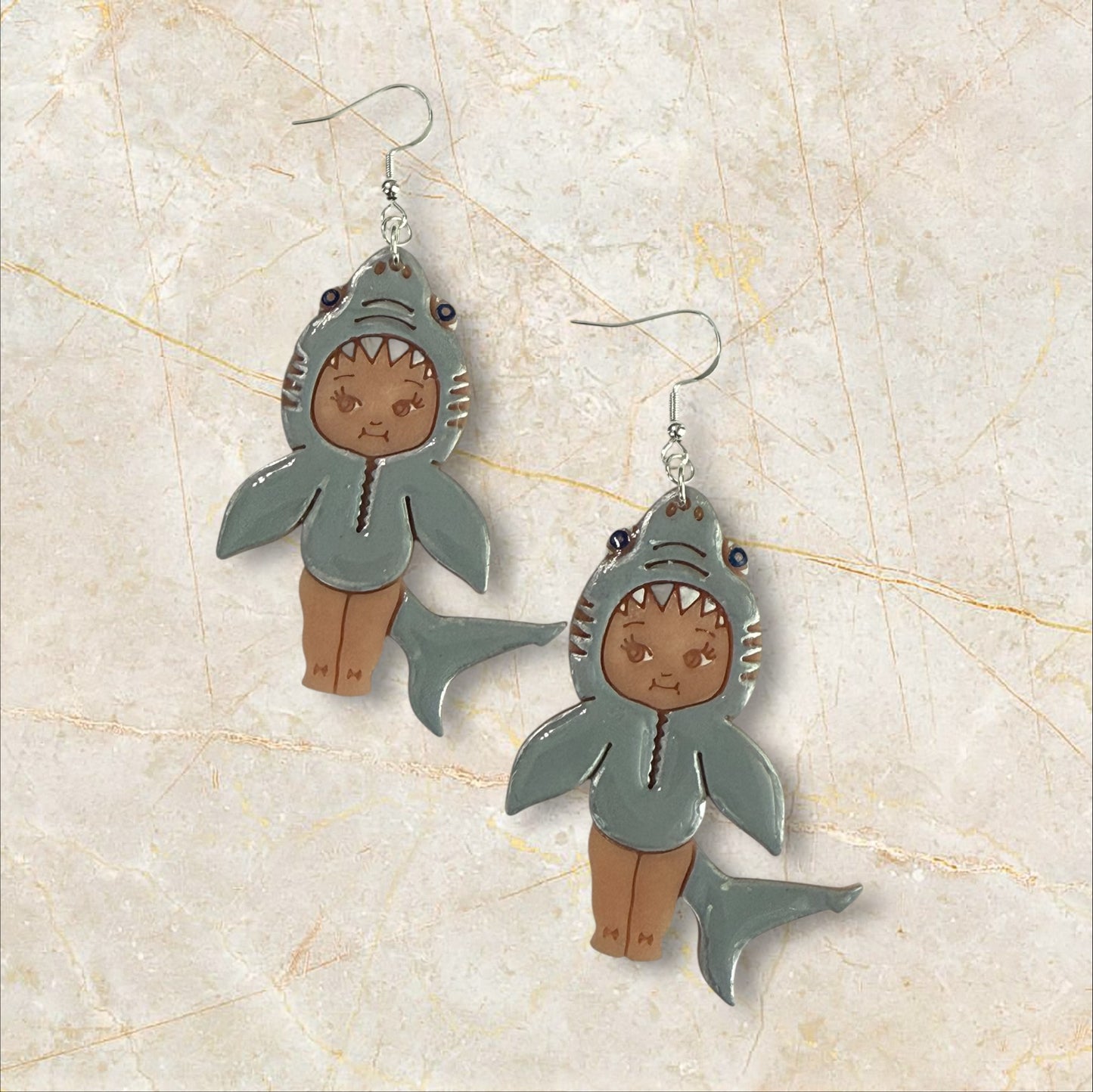Shark Babies- Hook Earring