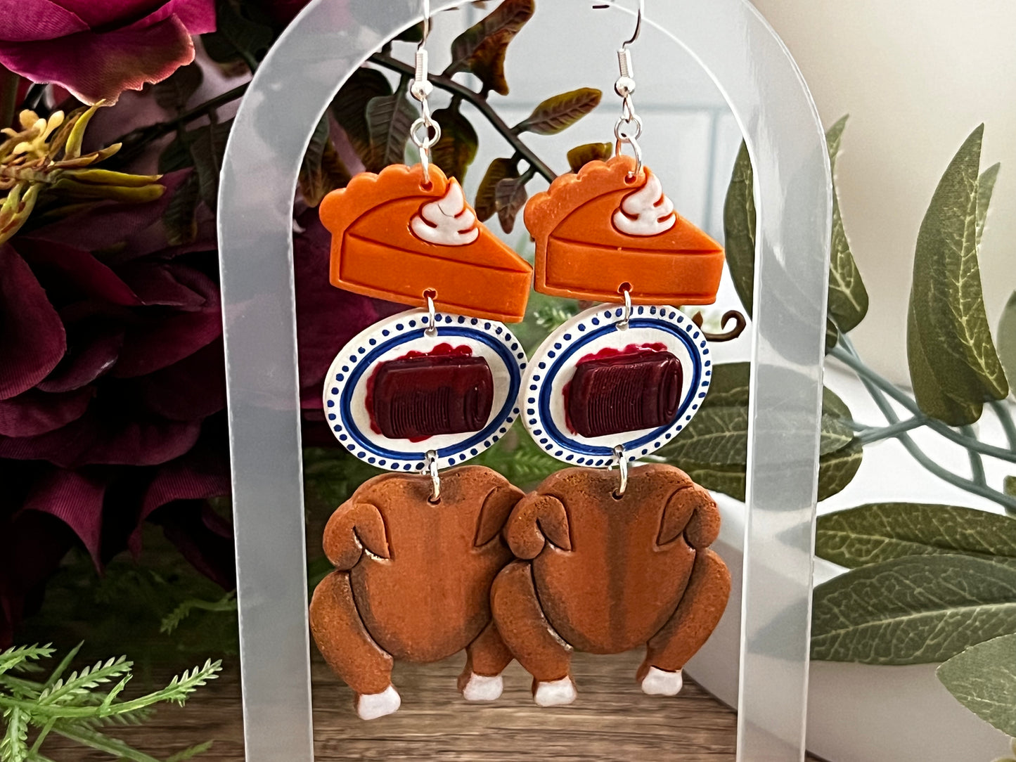 Turkey Dinner- Hook Earring